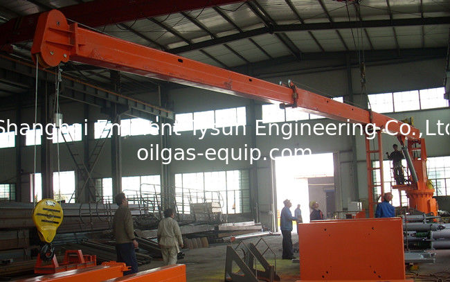 Jib crane is liquid petrochemical wharf project, this fixed hydraulic explosion- proof crane 0.5T to 3T